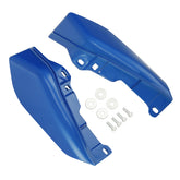 HR3 Electric Blue Mid-Frame Air Deflectors For Harley Touring and Trike Models 09-24